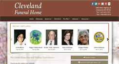 Desktop Screenshot of clevelandfuneralhome.net